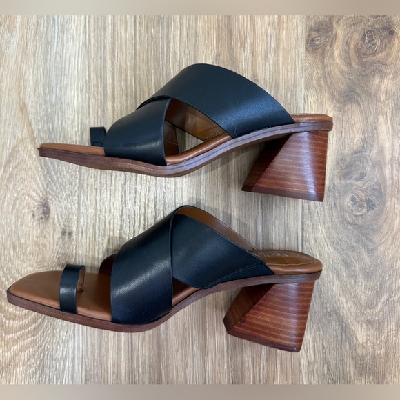 Franco Sarto Safia Block Heel Sandal Brown Size 7 - Picture 6 of 7